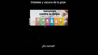 Diabetes y vacuna de la gripe ID Tema 4222 Diabetes Foro 4x5 [upl. by Anuqahs267]