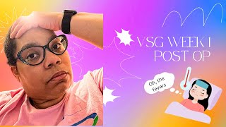 1 WEEK POST OP GASTRIC SLEEVE VSG 🥵🤒 [upl. by Andrei]