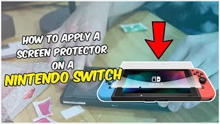 How to apply a tempered glass screen protector onto a Nintendo switchNintendo switch lite [upl. by Elwina]