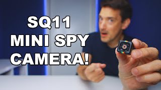 SQ11 FULL HD MINI DV SPY CAMERA REVIEW [upl. by Analahs]