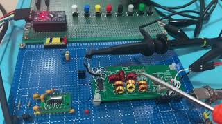 HF Auto Bandpass filter controlled by Arduino first test [upl. by Irv681]