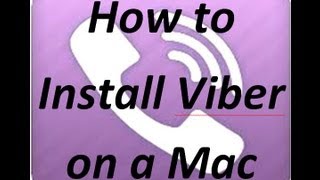 How to install Viber on a Mac  Free SMS and Mobile Calls [upl. by Atenek]