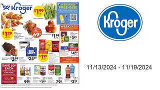 Kroger Weekly Ad US  11132024  11192024 [upl. by Acined210]