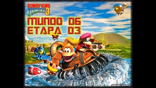 Donkey Kong Country 3  Mundo 06  Razor Ridge  Etapa 03  Floodlit Fish 【Ingles】 [upl. by Bennie]