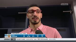 Enes Kanter Small Mistakes Got Us  New York Knicks  MSG Networks [upl. by Animas]