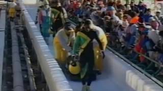 Crash of Team Jamaica at the Olympic Games in Calgary [upl. by Naenej]