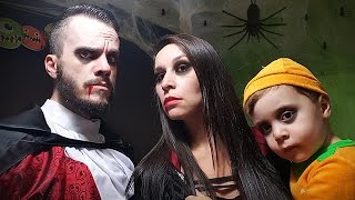 HALLOWEEN 2016 ESPECIAL DIA DAS BRUXAS Vampiros Abóboras e Aranhas  A Familia do Terror [upl. by Enivid944]