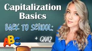 Basic Capitalization Rules in English for Back to School Review 📚  Quiz [upl. by Noah625]