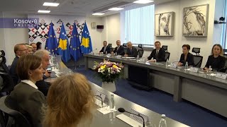 Priština Sastanak Ursule fon der Lajen i Aljbina Kurtija [upl. by Ansilme]