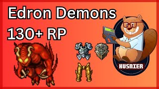 Edron Demons  130 Paladin  Tibia [upl. by Aryk]