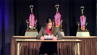 IHSA 2013 State Champion Radio Speaking [upl. by Noyart219]