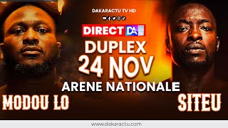 🛑 DIRECT DUPLEX  Modou Lo Vs Siteu  le choc De la Couronne à l’arène nationale [upl. by Ladnek]