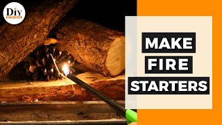 How to Make Fire Starters that Actually Work  How to Make Homemade Firestarters [upl. by Neeron326]