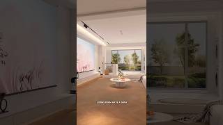 Modern Living Room Design shorts interiordesign [upl. by Tilford]