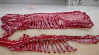 Recette Boucherie Charcuterie  Désossage dune longe de Porc [upl. by Eillas204]