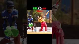 Zimbabwe highest T20 total 344 runs  Zimbabwe vs Gambia cricket zimbabwevsgambia [upl. by Rentsch]