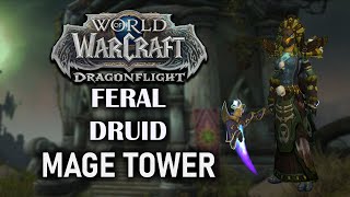 Feral Druid  Mage Tower  Dragonflight Season 3 1025  230 Combat Time [upl. by Champaigne]