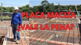 Placa o Losa Maciza de CONCRETO armado ¿porque es más recomendada [upl. by Leihcim]