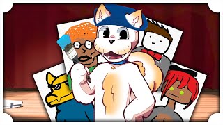 DISEGNO I MIEI AMICI YOUTUBER SU QUESTO GIOCO [upl. by Maon906]