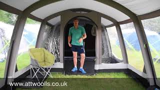 Kampa Hayling 4 Air Classic Tent Review 2018 [upl. by Hteb]