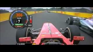 F1 2013 Korea  Hamilton Alonso fight onboard [upl. by Asha]