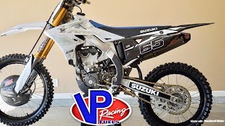 2018 RMZ450 Pro Circuit Pipe Warm Up [upl. by Anoel]