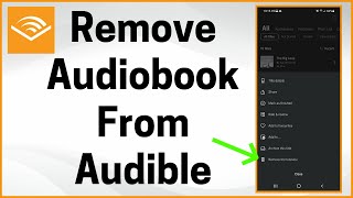 How to Remove Audiobook from Audible [upl. by Yajnas955]