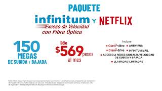 Paquete Infinitum y Netflix [upl. by Jyoti]