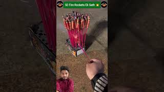 Dipavali jor dar 😨 🤪dhmaka 50 fit rocket fireworks firecraker crackers diwali crackersindia [upl. by Kauffman]