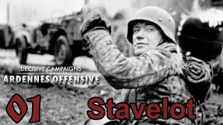 Decisive Campaigns Ardennes Offensive  Stavelot Crossroad 01 [upl. by Gnni]