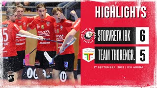 Highlights Storvreta IBK vs Team Thorengruppen SK 65 [upl. by Negeam214]