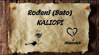 Rođeni Bato  KALIOPI coverfingerstyleinstrumentaltekst [upl. by Natika376]