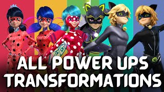 Miraculous All Power Up Transformations Season 15  Miraculous Ladybug [upl. by Naomi]