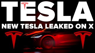 NEW Tesla LEAKED On X  Did They Do This On Purpose [upl. by Leyameg]