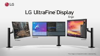 LG Ergo Monitor  Designed Around You [upl. by Llemaj595]