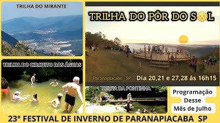 Festival de Inverno de Paranapiacaba 2024  Trilha do Pôr do Sol ☀️ [upl. by Hoeg334]