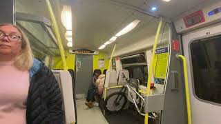 a old merseyrail train turns up at Bromborough on Liverpool central to Chester [upl. by Nesyaj]