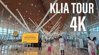 4K  Airport Tour  Kuala Lumpur International Airport KLIA [upl. by Nahor]