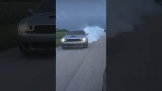 HELLCAT CHALLENGER BURNOUT🛞💨srt hellcat challenger flyby mopar viral shorts reels fyp [upl. by Godfrey90]