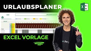 Excel Urlaubsplaner Vorlage  mit Feiertagen [upl. by Ennazzus]