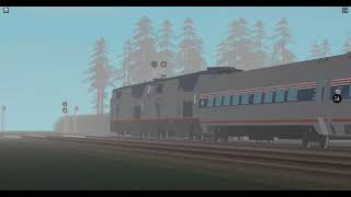 ROBLOX Railfanning at Folkston GA S43E24 Amtrak Silver Star [upl. by Ekal293]