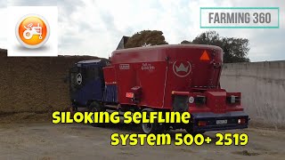 Siloking SelfLine System 500 2519 self propelled feeder in action [upl. by Ettenoj]