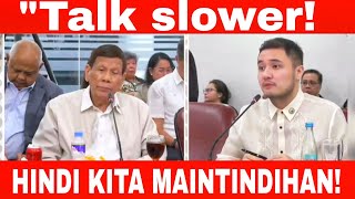 DUTERTE UPDATE TAGISAN NG TALINO HINDI NAGPADAIG [upl. by Delora]