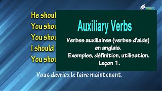 Verbes auxiliaires verbes daide en anglais Exemples définition utilisation [upl. by Crofoot689]