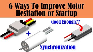 How to Improve Cogging or Start Up Hesitation in a Brushless Motor Occurs in a Sensorless Motor [upl. by Luba]