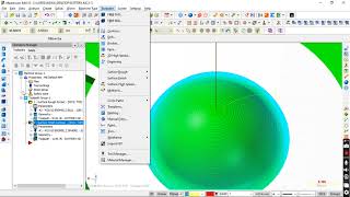 Mastercam X5 How to make surfaces finish radial and counter tool path in the surfacemastercam 3d [upl. by Shiverick]