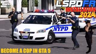 How To Install LSPDFR 049  Become A Police Officer  2024  gta5lspdfr lspdfrtutorials lspdfr [upl. by Semajwerdna]