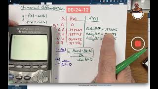 Numerical Differentiation of sinx Three Point Formulas Intuition amp Derivations [upl. by Oynotna523]