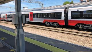 Greater Anglia class 745 on test run through Colchester station [upl. by Vena]