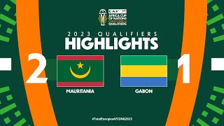 Mauritania 🆚 Gabon  Highlights  TotalEnergiesAFCONQ2023  MD6 Group I [upl. by Maxma]